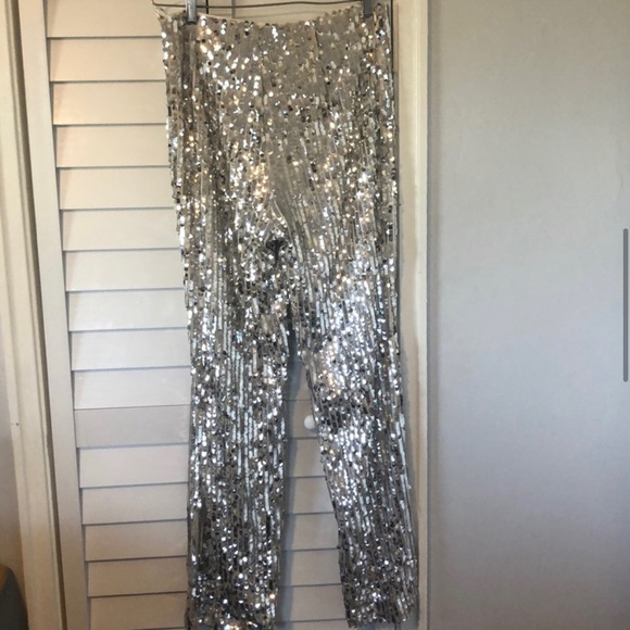 Jovonna Premier x Free People Sequined Set in Silver - Picture 5 of 11